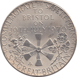 1970 SILVER BRISTOL COMMEMORATIVE TOKEN - SILVER WORLD COINS - Cambridgeshire Coins