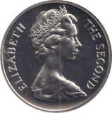1970 SILVER ONE CROWN ISLE OF MAN - SILVER WORLD COINS - Cambridgeshire Coins
