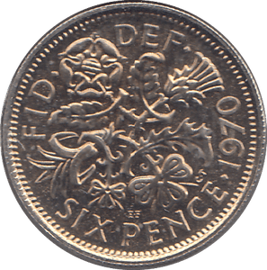 1970 SIXPENCE ( PROOF ) 5 - SIXPENCE - Cambridgeshire Coins