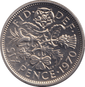 1970 SIXPENCE ( PROOF ) - SIXPENCE - Cambridgeshire Coins