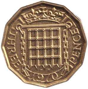 1970 THREEPENCE ( BU ) - THREEPENCE - Cambridgeshire Coins
