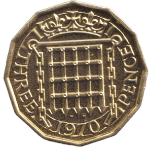1970 THREEPENCE ( PROOF ) - THREEPENCE - Cambridgeshire Coins
