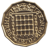 1970 THREEPENCE ( PROOF ) - THREEPENCE - Cambridgeshire Coins