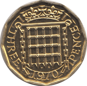 1970 THREEPENCE ( PROOF ) - Threepence - Cambridgeshire Coins
