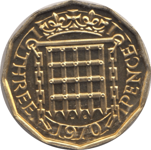 1970 THREEPENCE ( PROOF ) - Threepence - Cambridgeshire Coins