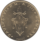 1970 TWENTY LIRE VATICAN - WORLD COINS - Cambridgeshire Coins