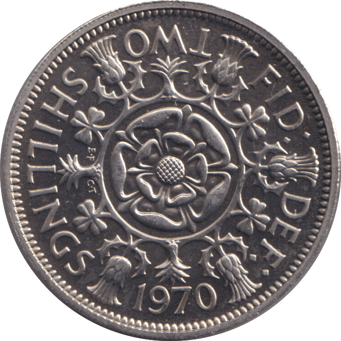1970 TWO SHILLINGS ( PROOF ) - FLORIN - Cambridgeshire Coins