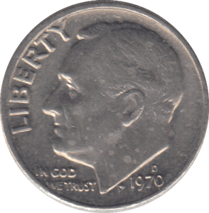 1970 USA DIME - WORLD COINS - Cambridgeshire Coins