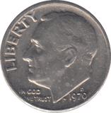 1970 USA DIME - WORLD COINS - Cambridgeshire Coins