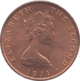 1971 1 PENCE ISLE OF MAN ( BU ) - WORLD COINS - Cambridgeshire Coins