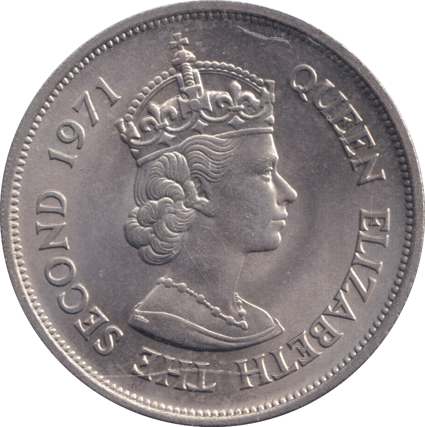 1971 10 RUPEES MAURITIUS - WORLD COINS - Cambridgeshire Coins