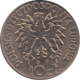 1971 10 ZLOTY POLAND - WORLD COINS - Cambridgeshire Coins