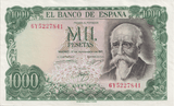 1971 1000 PESTAS BANKNOTE SPAIN REF-1575 - WORLD BANKNOTES - Cambridgeshire Coins