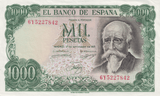 1971 1000 PESTAS BANKNOTE SPAIN REF-1612 - WORLD BANKNOTES - Cambridgeshire Coins