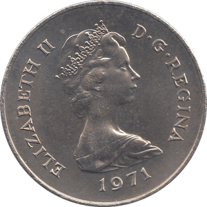 1971 25 PENCE GIBRALTAR ( BU ) - WORLD COINS - Cambridgeshire Coins
