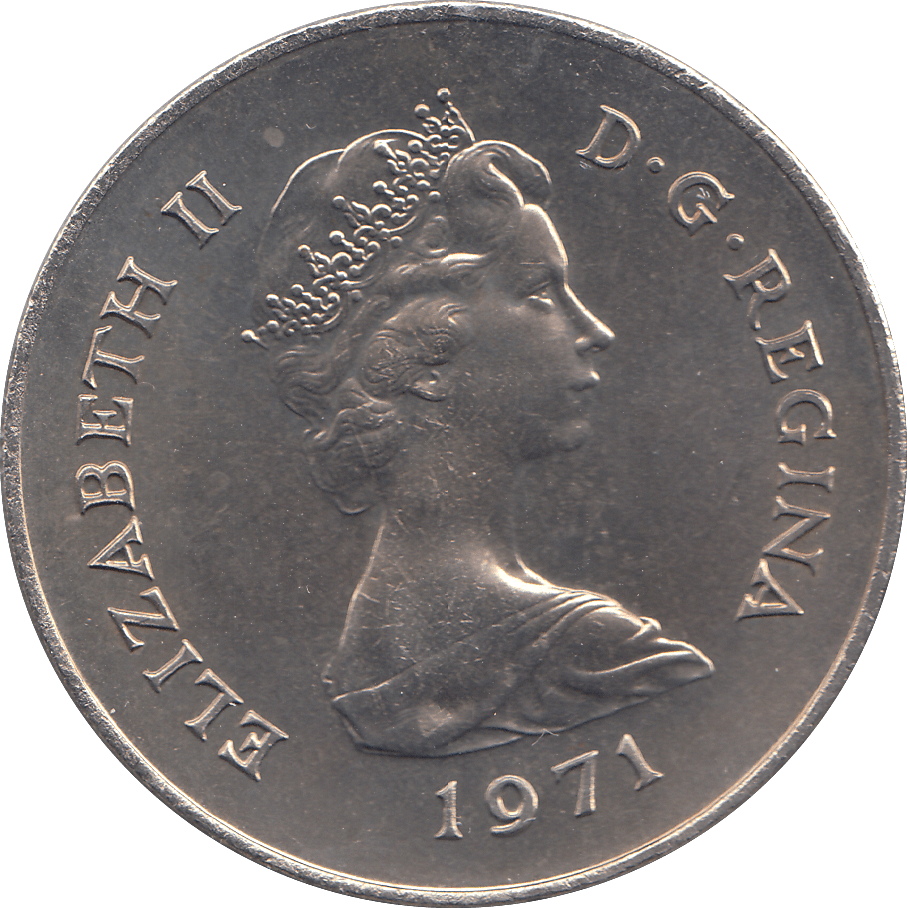 1971 25 PENCE GIBRALTAR ( BU ) - WORLD COINS - Cambridgeshire Coins