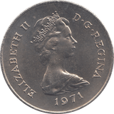 1971 25 PENCE GIBRALTAR ( BU ) - WORLD COINS - Cambridgeshire Coins