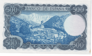 1971 500 PESTAST SPAIN BANKNOTE REF-1858 - WORLD BANKNOTES - Cambridgeshire Coins