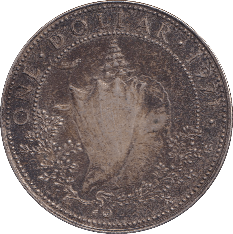 1971 BAHAMA DOLLAR - WORLD COINS - Cambridgeshire Coins