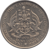 1971 EAST CARIBBEAN 4 DOLLARS - WORLD COINS - Cambridgeshire Coins