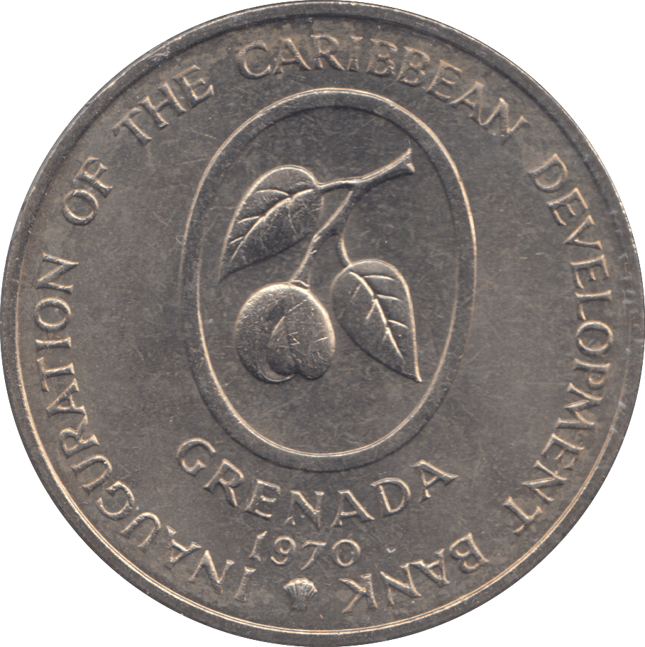 1971 EAST CARIBBEAN 4 DOLLARS - WORLD COINS - Cambridgeshire Coins