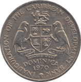 1971 EAST CARIBBEAN 4 DOLLARS - WORLD COINS - Cambridgeshire Coins