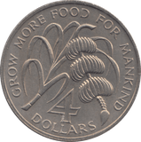 1971 EAST CARIBBEAN 4 DOLLARS - WORLD COINS - Cambridgeshire Coins