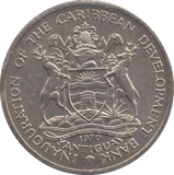 1971 EAST CARIBBEAN 4 DOLLARS - WORLD COINS - Cambridgeshire Coins