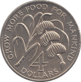 1971 EAST CARIBBEAN 4 DOLLARS - WORLD COINS - Cambridgeshire Coins