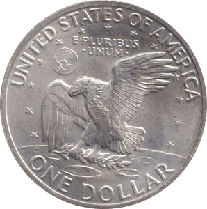 1971 EISENHOWER DOLLAR USA - SILVER WORLD COINS - Cambridgeshire Coins