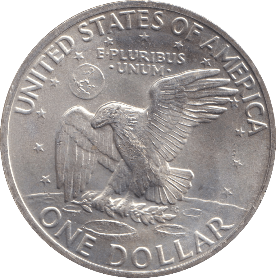 1971 EISENHOWER DOLLAR USA - SILVER WORLD COINS - Cambridgeshire Coins