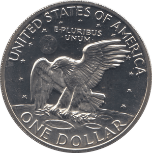 1971 EISENHOWER DOLLAR USA - SILVER WORLD COINS - Cambridgeshire Coins