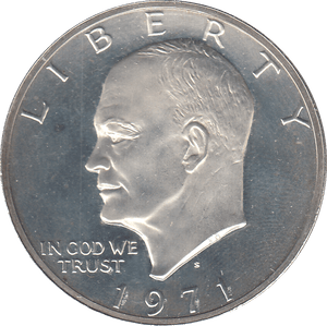 1971 EISENHOWER DOLLAR - WORLD COINS - Cambridgeshire Coins