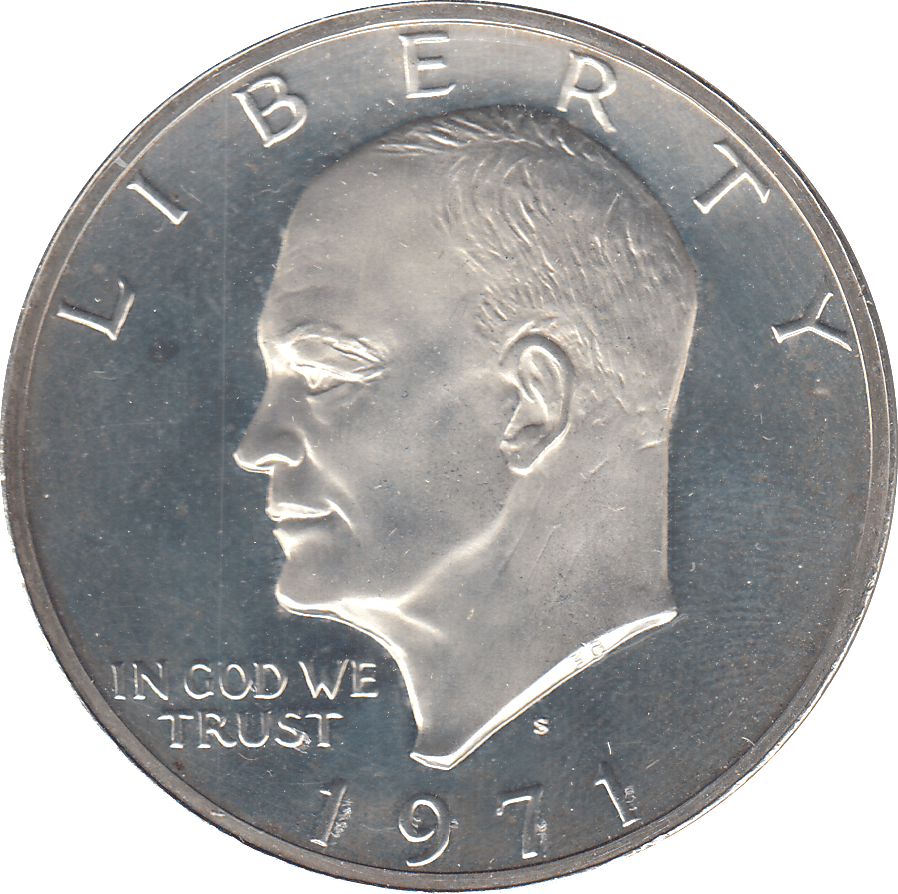 1971 EISENHOWER DOLLAR - WORLD COINS - Cambridgeshire Coins