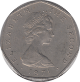 1971 ISLE OF MAN 50P - WORLD COINS - Cambridgeshire Coins