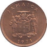 1971 JAMAICA ONE CENT - WORLD COINS - Cambridgeshire Coins