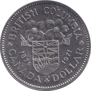 1971 ONE DOLLAR BRITISH COLUMBIA CANADA - WORLD COINS - Cambridgeshire Coins