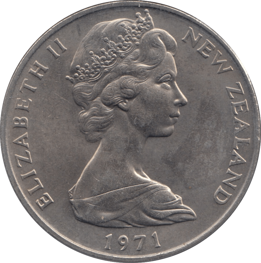 1971 ONE DOLLAR NEW ZEALAND - WORLD COINS - Cambridgeshire Coins