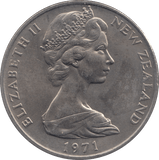1971 ONE DOLLAR NEW ZEALAND - WORLD COINS - Cambridgeshire Coins