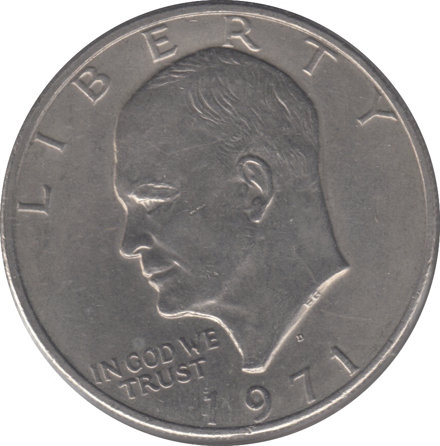 1971 ONE DOLLAR USA - WORLD COINS - Cambridgeshire Coins
