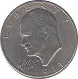 1971 ONE DOLLAR USA - WORLD COINS - Cambridgeshire Coins