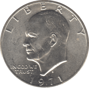 1971 ONE DOLLAR USA - WORLD COINS - Cambridgeshire Coins