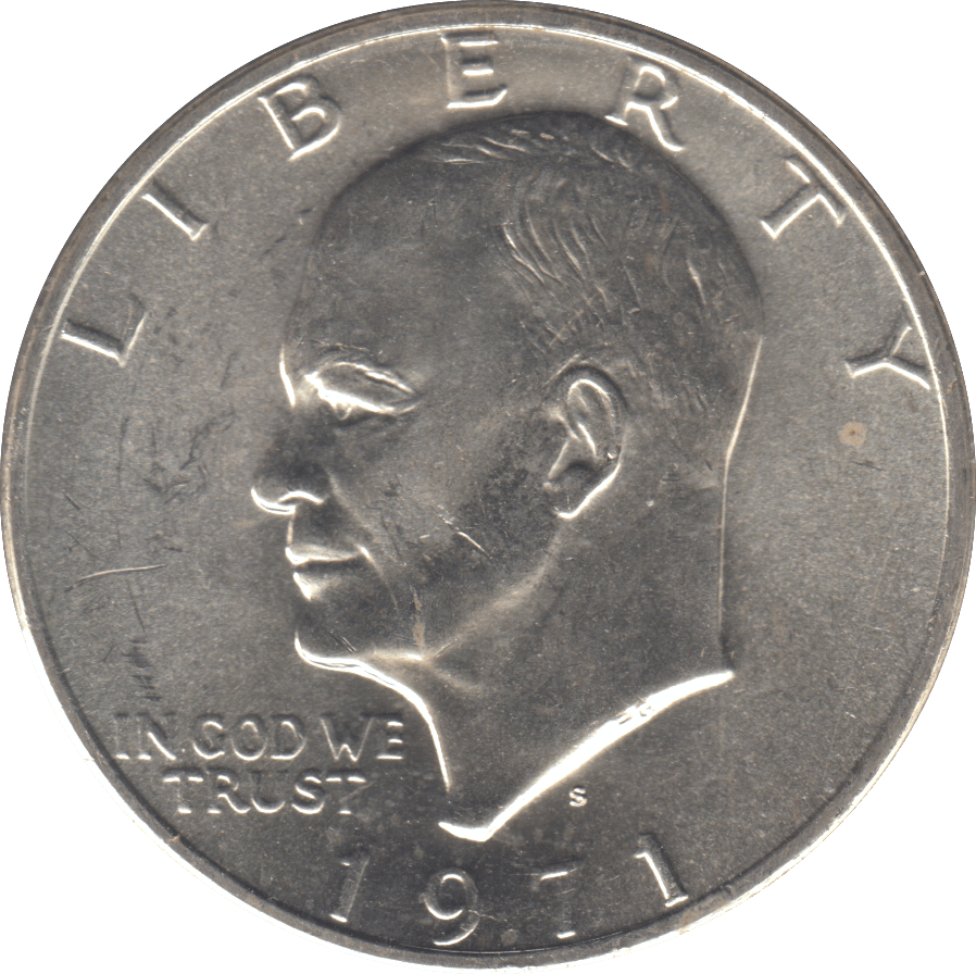 1971 ONE DOLLAR USA - WORLD COINS - Cambridgeshire Coins