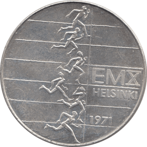 1971 SILVER 10 MARKKA FINLAND - SILVER WORLD COINS - Cambridgeshire Coins