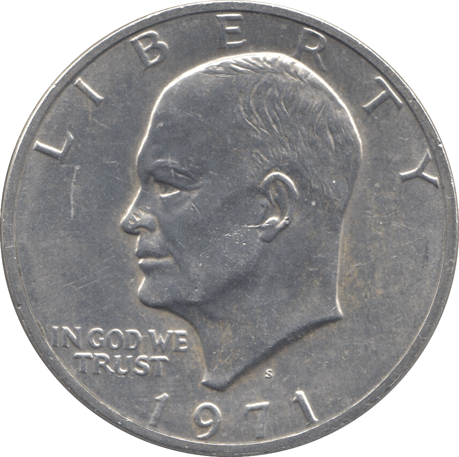 1971 SILVER DOLLAR USA - SILVER WORLD COINS - Cambridgeshire Coins