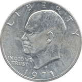 1971 SILVER DOLLAR USA - SILVER WORLD COINS - Cambridgeshire Coins