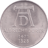 1971 SILVER GERMANY 5 MARKS - WORLD COINS - Cambridgeshire Coins