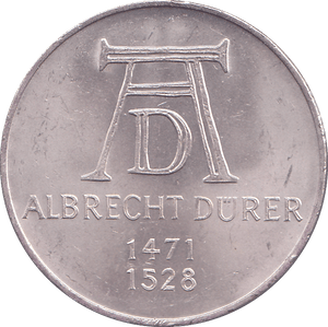 1971 SILVER GERMANY 5 MARKS - WORLD COINS - Cambridgeshire Coins