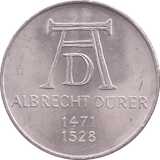 1971 SILVER GERMANY 5 MARKS - WORLD COINS - Cambridgeshire Coins