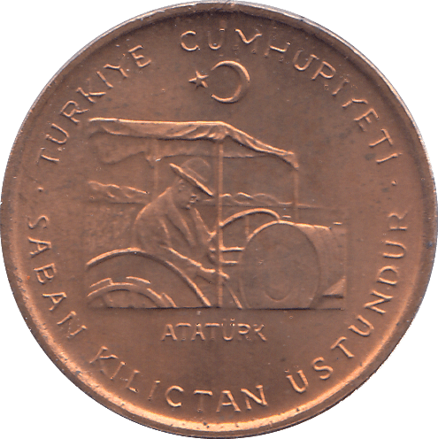1971 TURKEY TEN KURUS - WORLD COINS - Cambridgeshire Coins